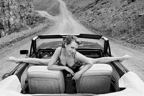 Fotoshooting mit Henry Hund 1