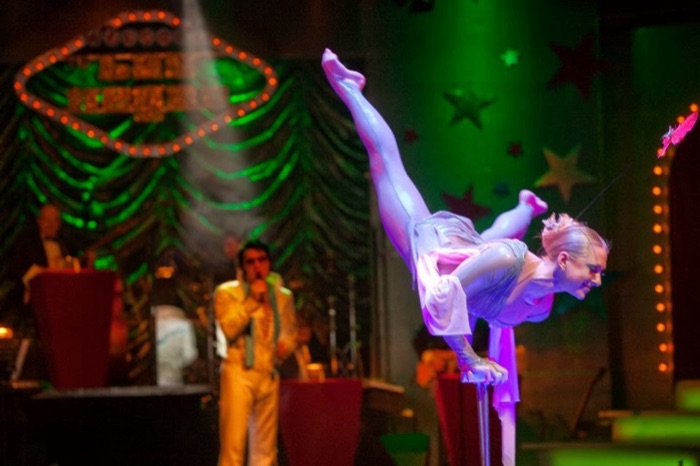 Eindrücke aus der Show "Welcome to Las Vegas" im Friedrichsbau Varieté Stuttgart mit Marina Skulditskaya