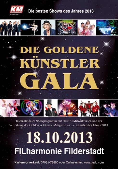 Marina Skulditskaya – Nominierung für die Goldene Künstler Gala 2013