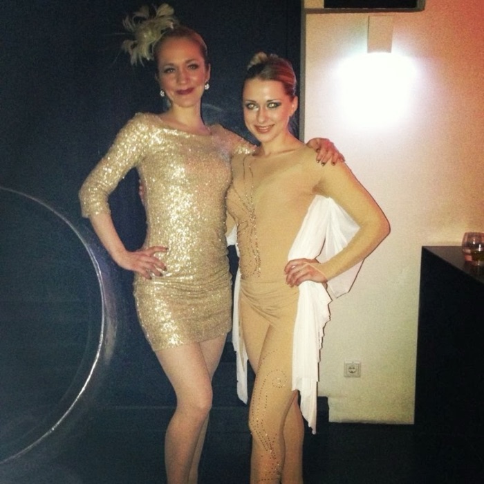 Marina Skulditskaya beim Show-Auftritt zur Geburtstagsparty der Bar 5 in Stuttgart