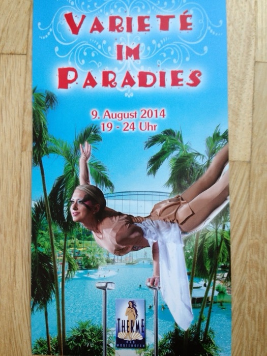 Marina Skulditskaya bei ihrem Auftritt in der Therme Bad Wörishofen