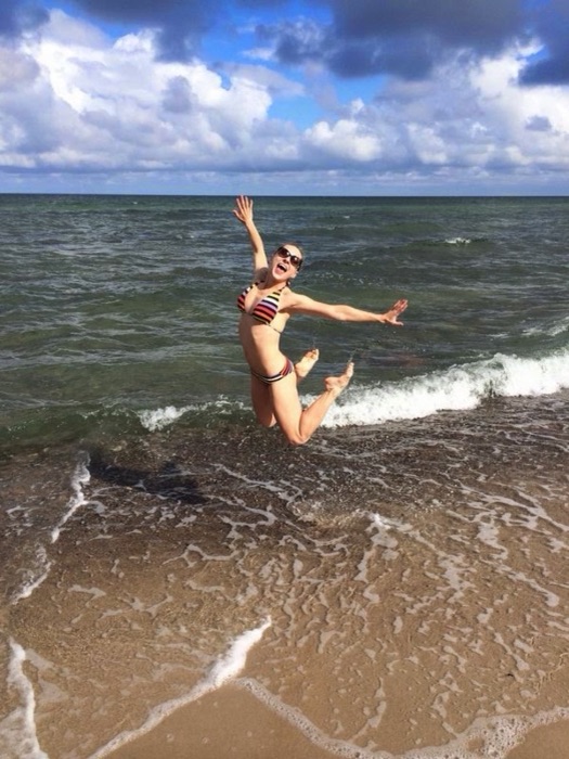 Marina Skulditskaya im Urlaub in Deutschland