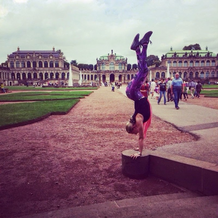 Marina Skulditskaya im Urlaub in Deutschland