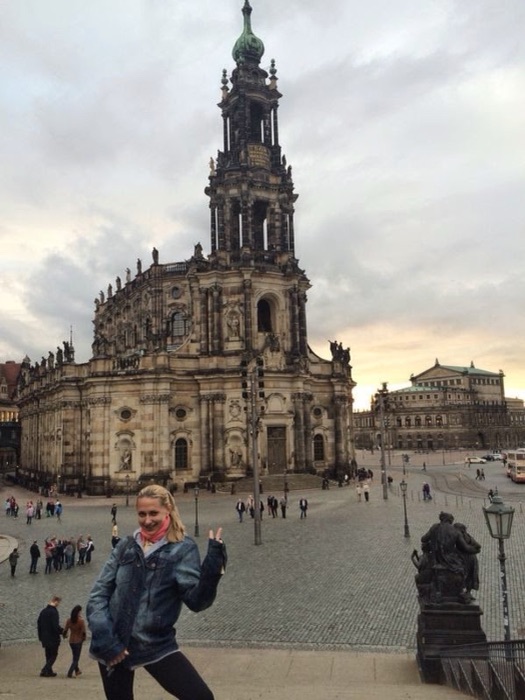 Marina Skulditskaya im Urlaub in Deutschland
