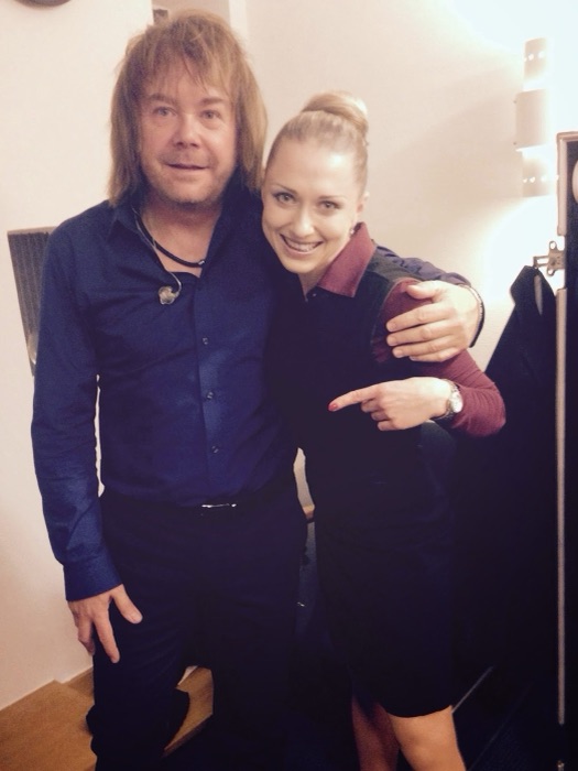 Marina Skulditskaya beim Konzert von Chris de Burgh in der Liederhalle Stuttgart