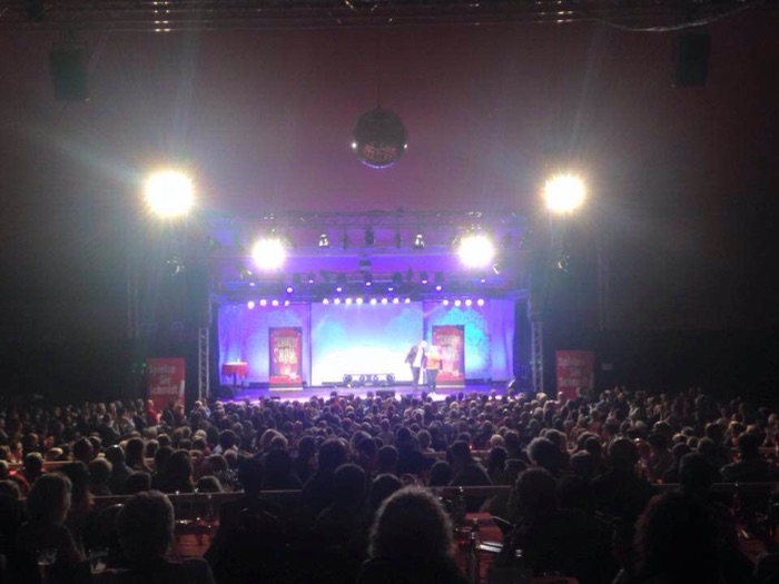 Marina Skulditskaya bei der Late-Night-Schmidt Show on Tour in Braunschweig