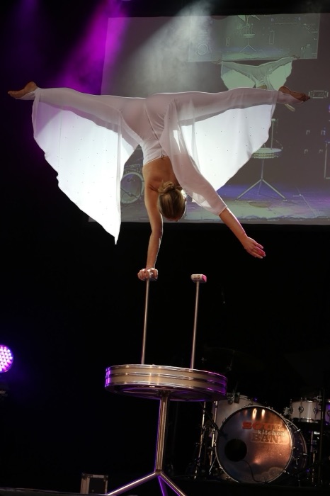 Marina Skulditskaya beim Sommerfestival zum Jubiläum der VR-Bank auf Schloss Ellwangen