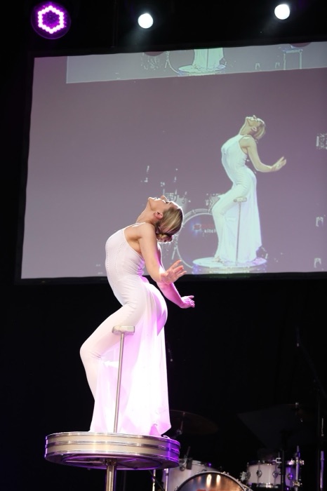 Marina Skulditskaya beim Sommerfestival zum Jubiläum der VR-Bank auf Schloss Ellwangen