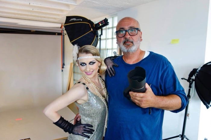 Marina Skulditskaya beim Fotoshooting für das Friedrichsbau Varieté Stuttgart