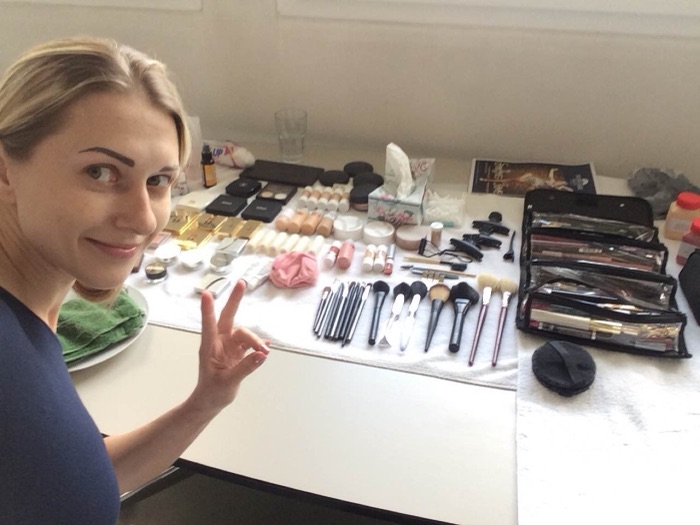 Marina Skulditskaya beim Fotoshooting für das Friedrichsbau Varieté Stuttgart