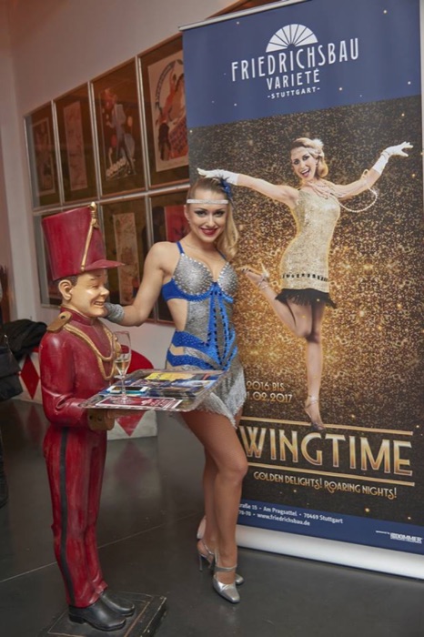 Marina Skulditskaya bei der Premiere der Show Swing Time im Friedrichsbau Varieté Stuttgart