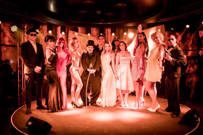 Marina Skulditskaya bei ihrem Showact auf der Hollywood Night in der Spielbank Stuttgart