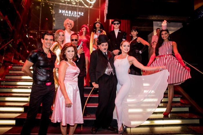 Marina Skulditskaya bei ihrem Showact auf der Hollywood Night in der Spielbank Stuttgart