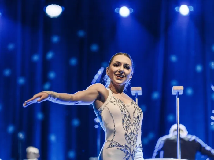 Marina Skulditskaya beim Neujahrskonzert 2026 im Capitol Theater Offenbach mit dem Capitol Symphonieorchester