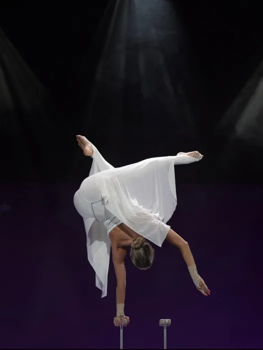 Marina Skulditskaya bei der Jubiläumsgala 25 Jahre VR-Talentiade im Friedrichsbau Varieté in Stuttgart
